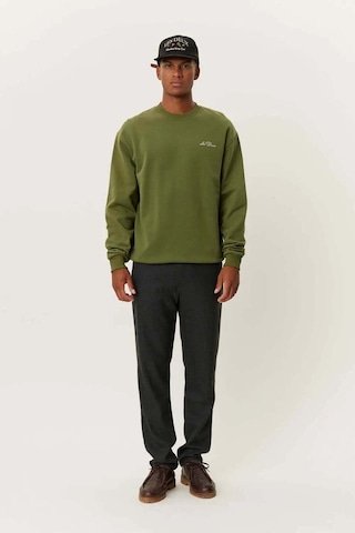 Daily Paper Kaliteli Crew Sweatshirt - Minimalist Tasarım Ve Rahat Brushed Iç İle Şıklık Yeşil