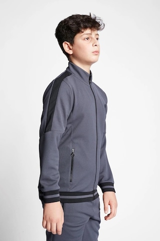 Lescon 23b-3124 Fermuarlı Üst Çocuk Sweatshirt 001 Antrasit