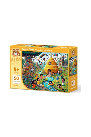 Art Çocuk Sayılar Ülkesi 50 Parça Puzzle