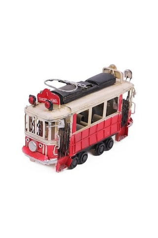 Metal Dekoratif Nostaljik Taksim - Tünel Tramvay Orta Boy