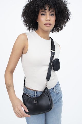 Benetton Bnt 1271 Çapraz Çanta Std / Siyah Siyah