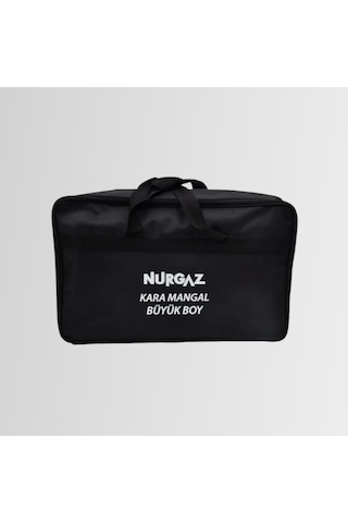 Nurgaz Ng-kmb Kara Mangal Büyük Boy Katlanır Ayaklı Çantalı Siyah