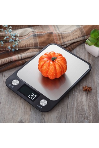 Sones Küçük Mutfak Gıda Ölçeği Paslanmaz Çelik Elektronik Mutfak Ölçeği 10kg/1g