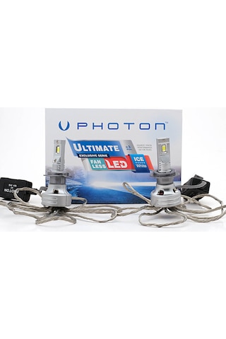 Fıat Egea Mercekli Far Led Uzun Far Ampulü H7 Photon Ultımate Fan
