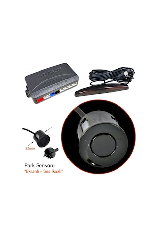 Guard Park Sensörü Led Ekranlı Uzay Model Ses İkazlı Siyah Ps.uz.678