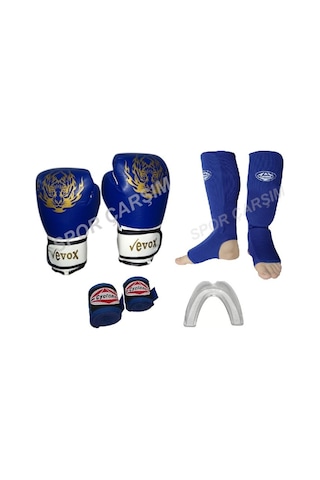 Spor_Carsim Evox Boks-Kickboks Eldiveni,Kaval Koruyucu,Bandaj,Dişlik Seti