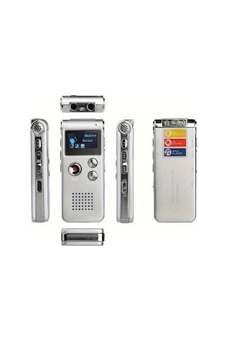 Willowhaven 8gb Mp3 Çalar Gümüş Dijital Ses Kayıt Cihazı 6 Kayıt Modu 650 Saat Pil Ömürü