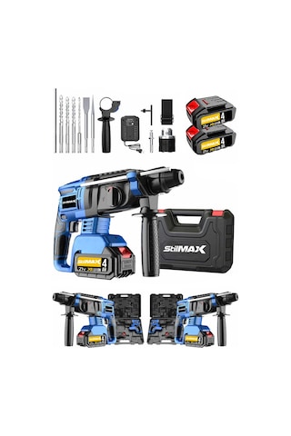 Stilmax SKT214KD Çift Akülü Kırıcı Delici 5J 21V 4AH + Set