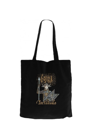 Gojira Fortitude Siyah Kanvas Bez Çanta Siyah
