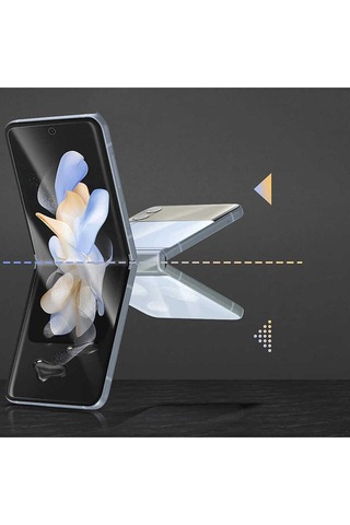 Samsung Uyumlu Galaxy Z Flip 4 Zore Narr Tpu Ön Arka Body Ekran Koruyucu