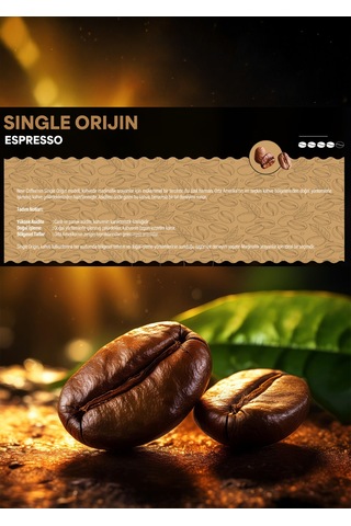 New Coffee Single Orijin Espresso Çekirdek Kahve Çekirdek 1 KG