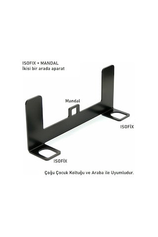 Universal İsofix Demir Braketi