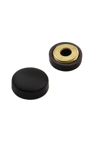 Dekoratif Vida Kapağı Mat Siyah 13mm 10'lu Paket Renk