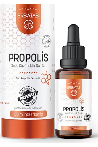 Erbatab Propolis Suda Çözünebilir Damla 30 ML