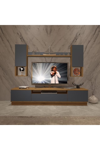 Decoraktiv Trio 5das Mdf Tv Ünitesi Tv Sehpası Pera - Antrasit