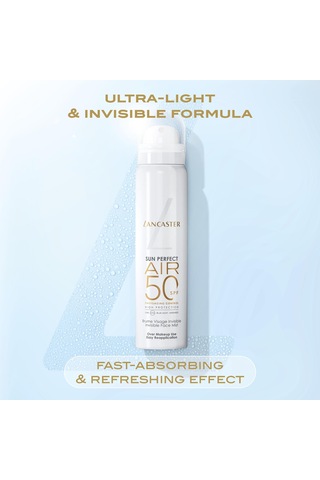 Lancaster Sun Perfect Air Spf50 Face Mist Güneş Koruyucu Yüz Sprey 75 Ml