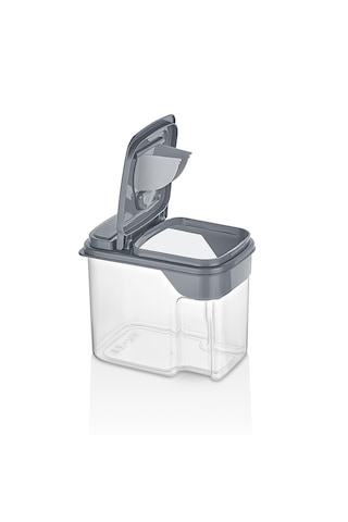 Erzak Kabı 1,8 Litre Sızdırmaz Gıda Saklama Kabı, Pratik Ve Dayanıklı Gri