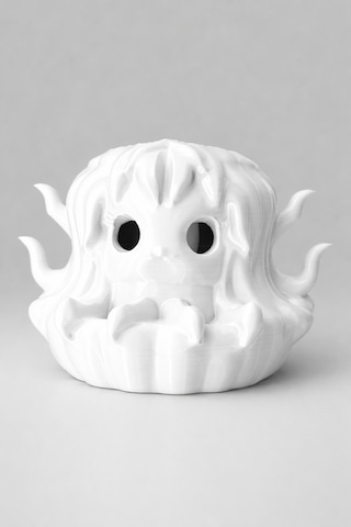 Mitolojik Canavar Tasarımlı Led Mumluk 3d Baskı Dekoratif Mum Tutucu