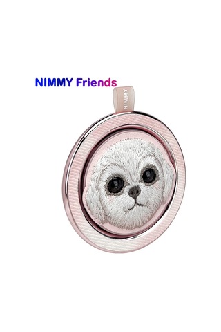 Magsafe Uyumlu Big Eyes Değiştirilebilir Manyetik 3d Gerçek Nakış Köpekli Telefon Standı 2.0