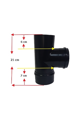 80 mm Çapında Te Modül Ve Kapak Tam otomatik pelet sobalar için