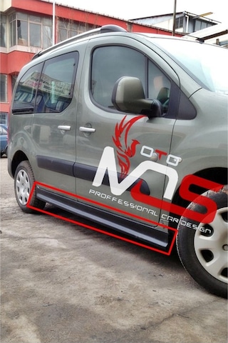 Peugeot Partner Tepee Marşpiyel Takımı Fiberglass Boyasız