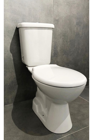 Creavit Pitta Alttan Çıkışlı Klozet Seti 4 Parça Basic Pp Kapak