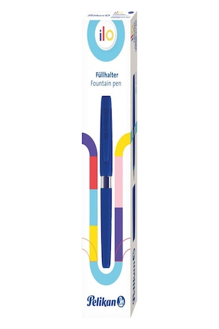 Pelikan P475 İlo Dolma Kalem M Uç Mavi