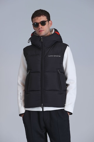 Lufian Erkek Emir Kaz Tüyü Yelek 112130026 Siyah Siyah