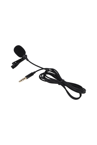 Net Ses, Yüksek Hassasiyet, Düşük Gürültü, Geniş Dinamik Aralık, Evrensel Uyumluluk Ve Sağlam Yapı Kalitesi İçin Profesyonel Lavalier Mikrofon