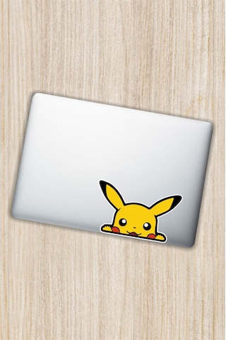 14 X 8,5 Cm Pokemon Pikachu Sticker Araba Laptop Oto Motor Sticker