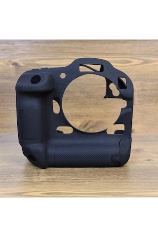 Sones Canon Eos R3 Yumuşak Silikon Koruyucu Kılıf Uyumlu Siyah