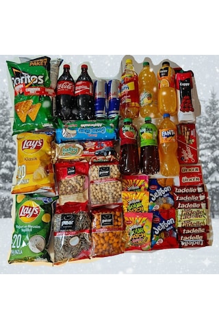 Yılbaşı Atıştırmalık Paketi 3 34parça