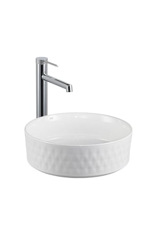 Lena E-W5001 Tezgah Üstü Lavabo Beyaz