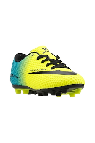 Walked 401 Kf Krampon Çim Erkek Çocuk Futbol Spor Ayakkabı Sarı - 357494764 Çok Renkli
