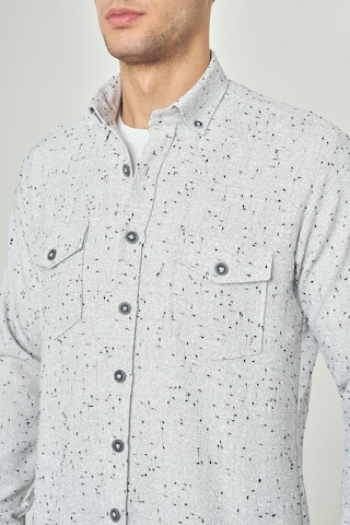 Bisse Erkek Regular Fit Paşa Yaka Uzun Kollu Spor Gömlek Laci Gm23y231073 D39 Lacivert