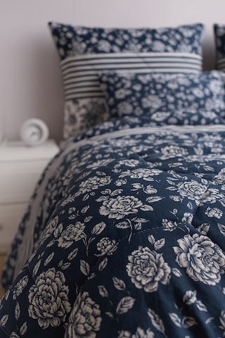 Cayprus Çift Kişilik Kapitone Dolgulu Pike 4 Mevsim Petek Dsn Yastık Kılıfı Dahil 200x230cm Lacivert