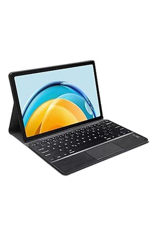 Microcase Samsung Uyumlu Galaxy Tab S10 Lite Tablet İçin Bluetooth Touchpad Klavye + Standlı Kılıf - Bkk5 Tablet Kılıfı