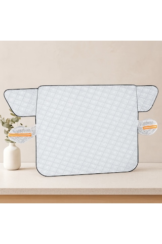 Bezos Buz Önleyici Oto Branda 230x120 Cm Ayna Kapaklı, Emniyet Kanatlı Nıda