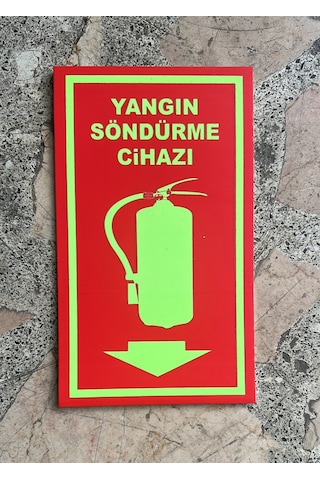Yangın Fosforlu Yangın Tüpü Levhası 1 Ad