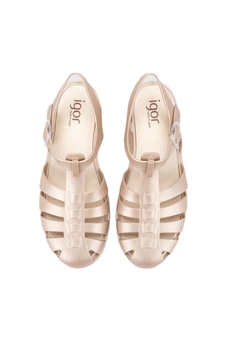 Igor S10346-388 Biarritz Mate Metal Kadın Sandalet Gri