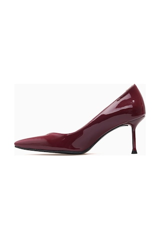 Yaşar Kaşlı Kadın İnce Topuklu Stiletto Ayakkabı 26y Ykş.8578 Bordo