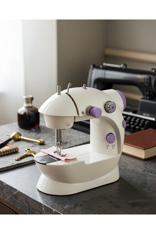 Mini Dikiş Makinesi Ayarlanabilir Hız Işıklı Uczzzprodikişmakinesi-4 Diğer