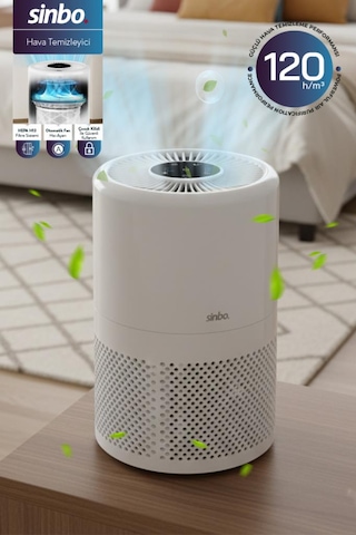 Sinbo Sap-5507 Hava Temizleme Cihazı Beyaz Beyaz