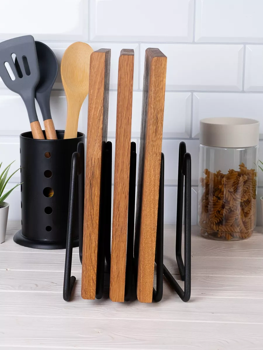 İlwi Kesme Tahtaları İçin Stand Tutucu 189884510 Siyah