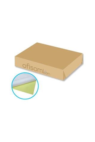 1. Hamur Yapışkanlı Sticker Kağıt A6 Mat 90 G/M² 100 Adet/Paket