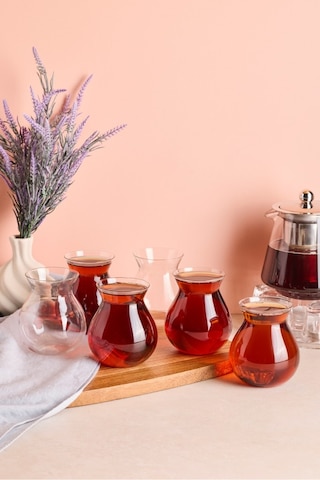 Perotti Üsküdar 6lı Çay Bardağı Seti 200ml 40194 Şeffaf