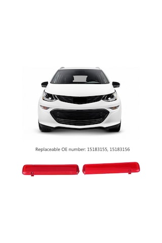 Yaozixa Chevrolet Gmc İçin Yedek Kapı Panel Reflektörü - Oe 15183155/15183156, Direk Değişim, Kaliteli Plastik, Kırmızı