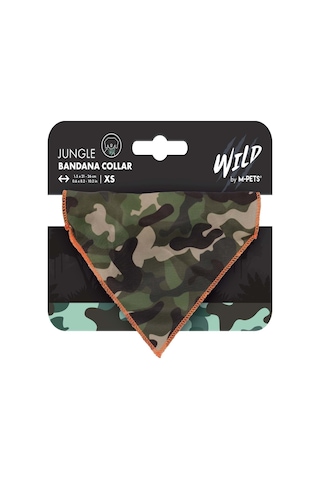 M-pets Wıld Jungle Bandana Collar S
