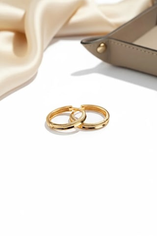 Çiğdem Gürel Kuyumculuk 8 Ayar Ajda Model Altın Halka Küpe