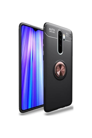 Xiaomi Redmi Note 8 Pro Kilif Yüzüklü Tam Korumali Silikon Kapak 403971346